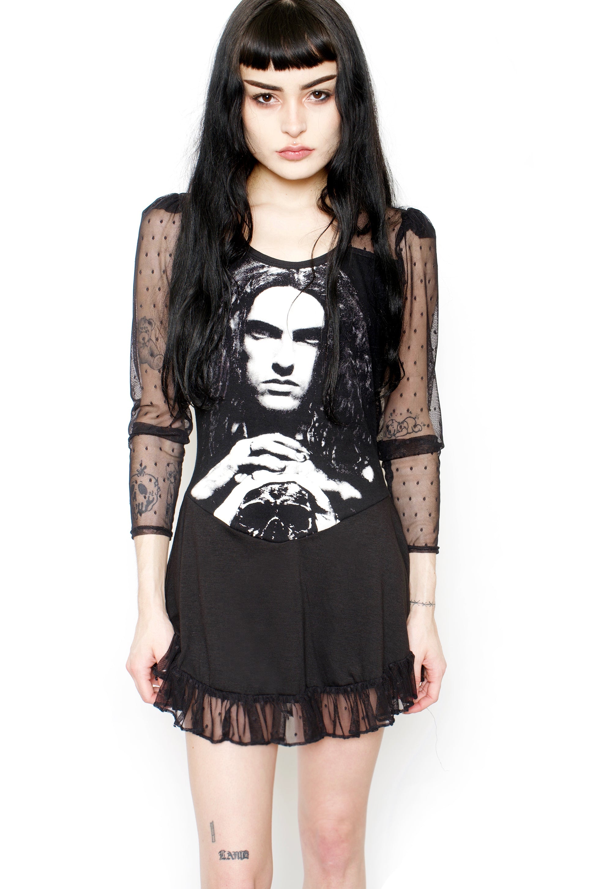 Vera's Eyecandy Peter Steele Ballerina Mesh Dress