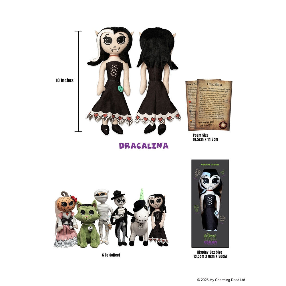 My Charming Dead Draculina Collectible Plush Doll