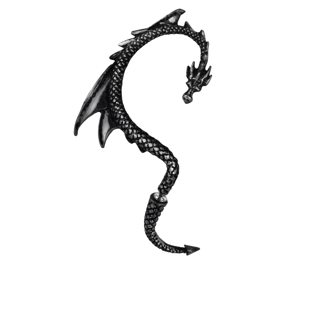 Alchemy Gothic The Dragons Lure LEFT * RIGHT * BLACK * PAIR Ear Wrap E274
