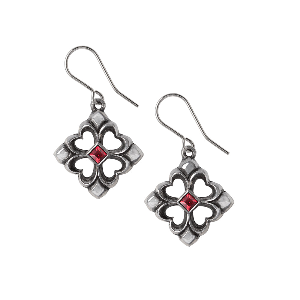 Alchemy Gothic Crux Appassionato Medieval Earrings E504