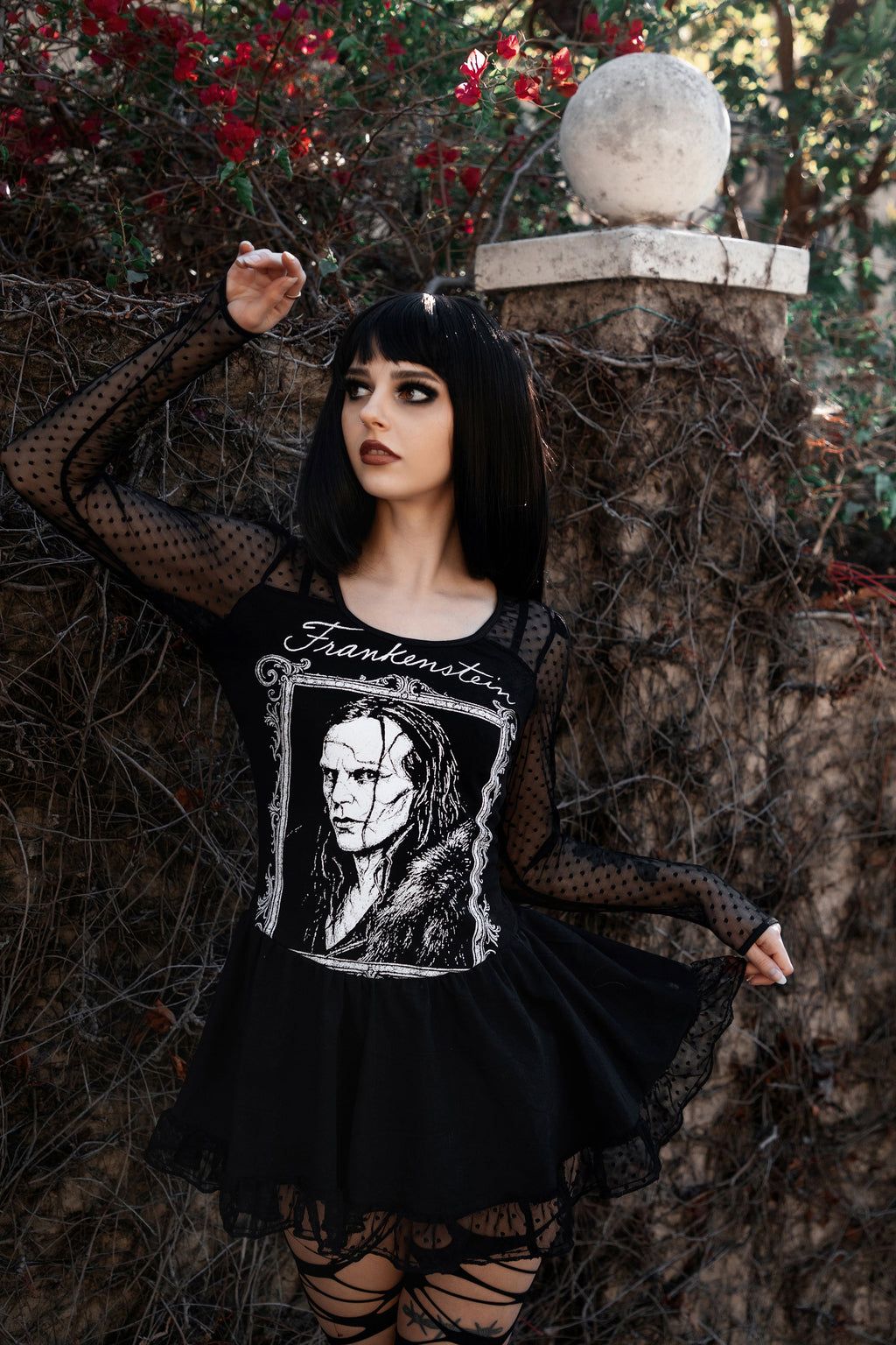 Vera's Eyecandy A Leaf For Me Frankenstein Ballerina Dress