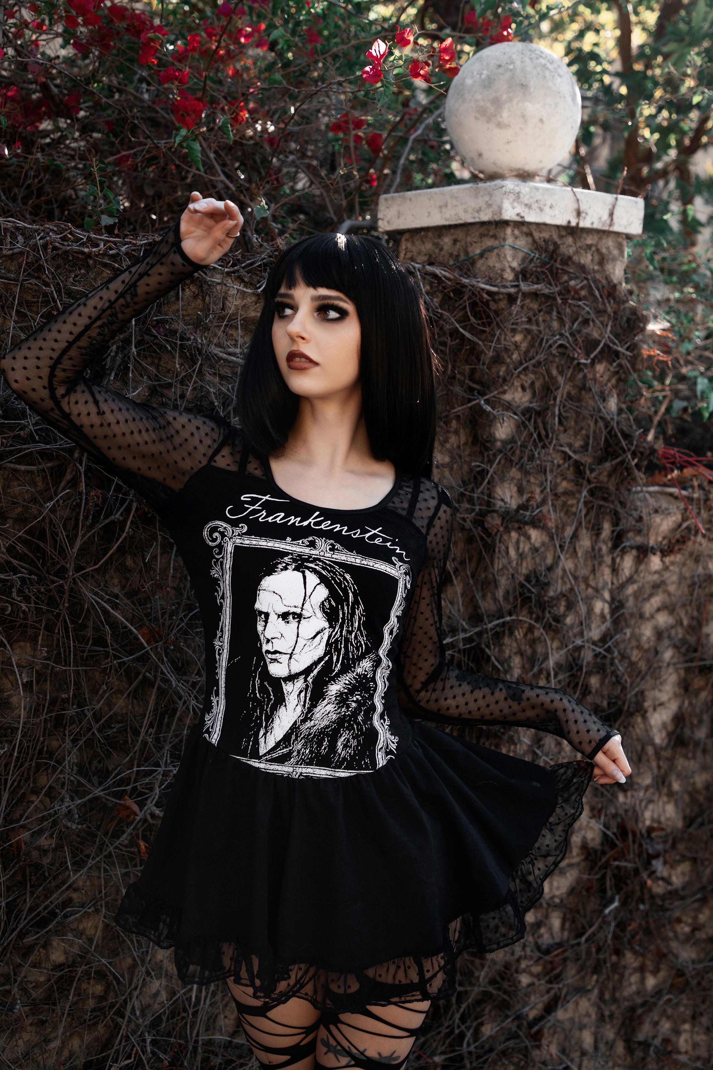 Vera's Eyecandy A Leaf For Me Frankenstein Ballerina Dress