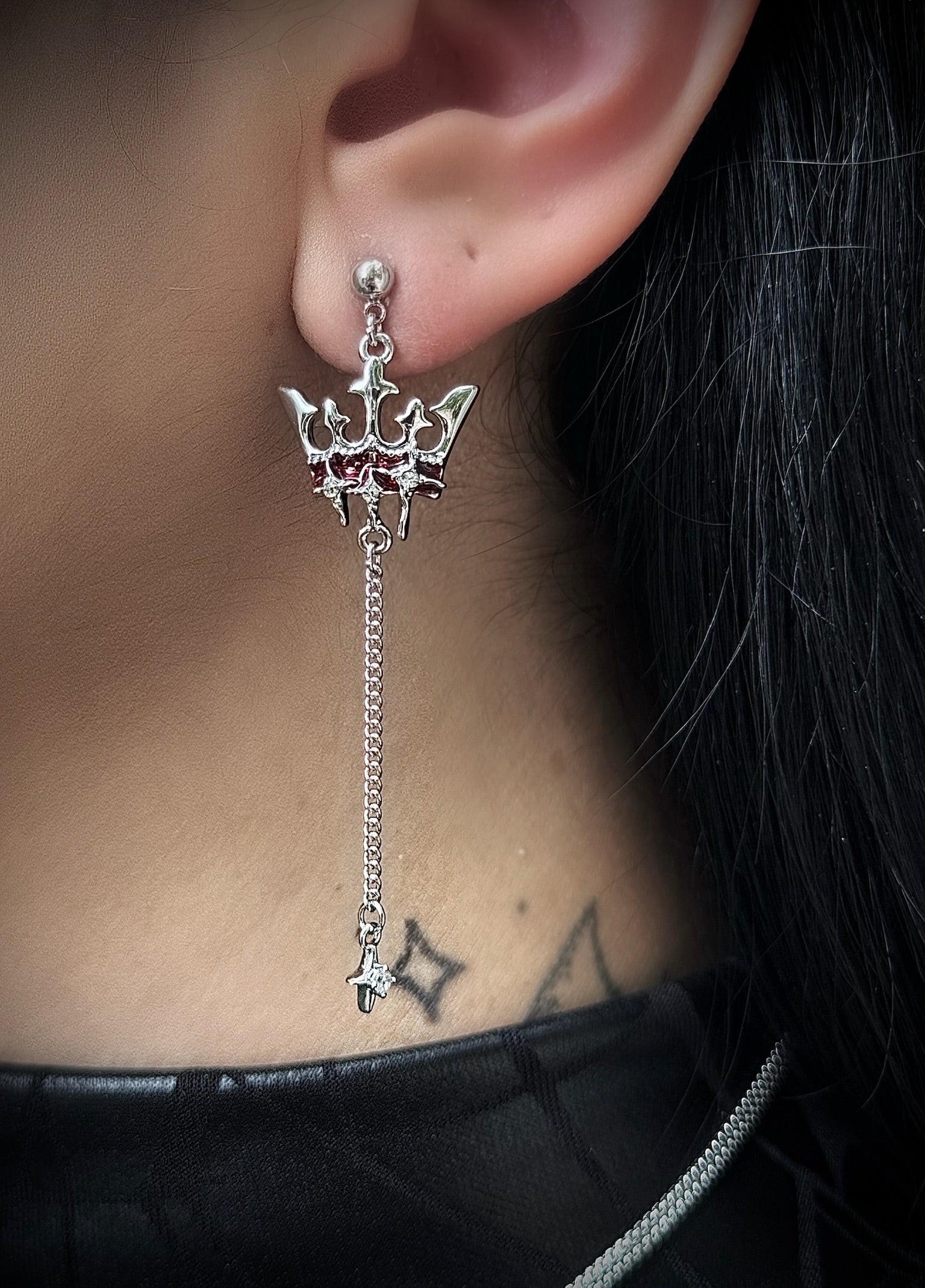 The Pretty Cult Royal Reliquary Crown Earrings