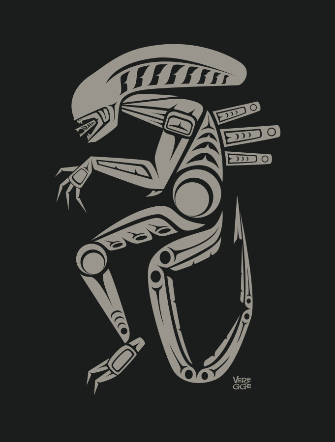 Finger's Duke Xenomorph Alien Black T-Shirt