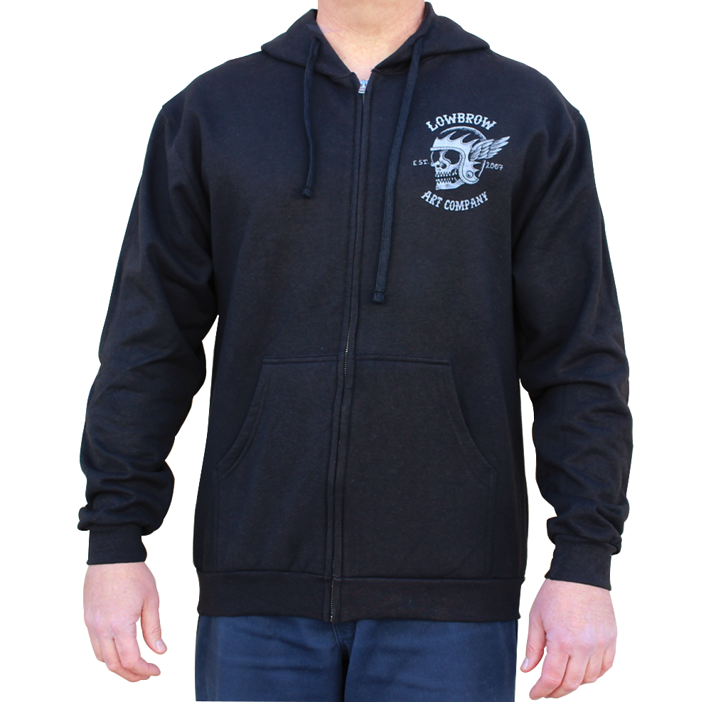 Lowbrow Art Fury Road Cafe Racer Motorcycle Hoodie