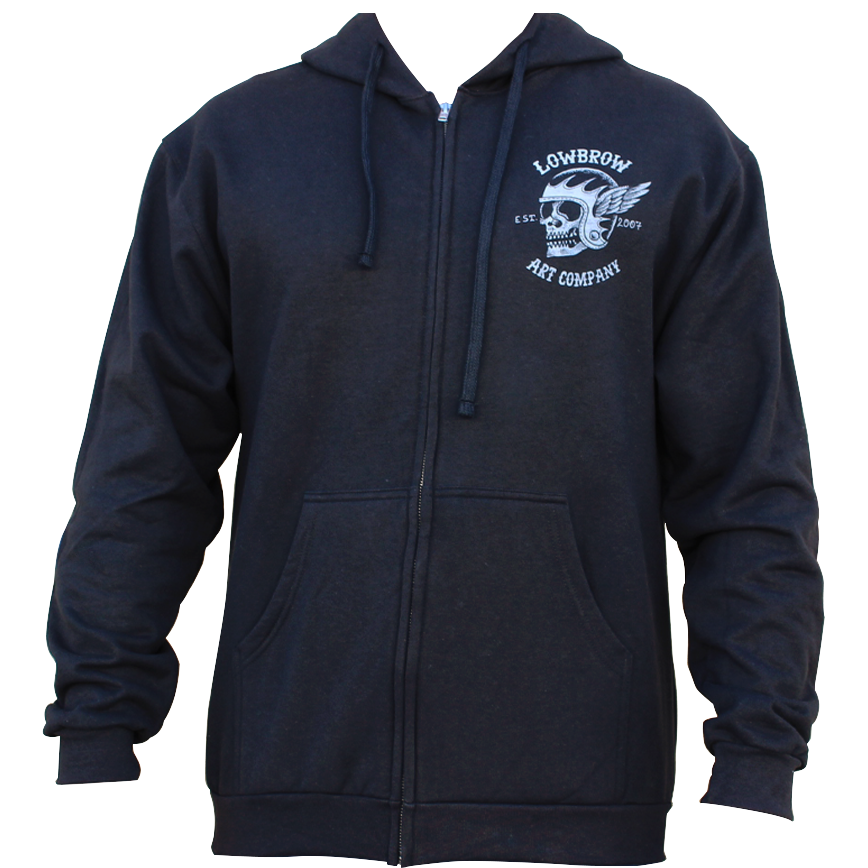 Lowbrow Art Fury Road Cafe Racer Motorcycle Hoodie