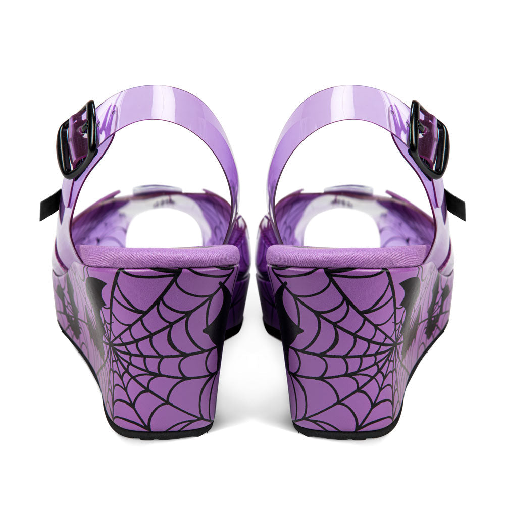 Chocolaticas® Gloomy Gaze Gothic Bats Sandal