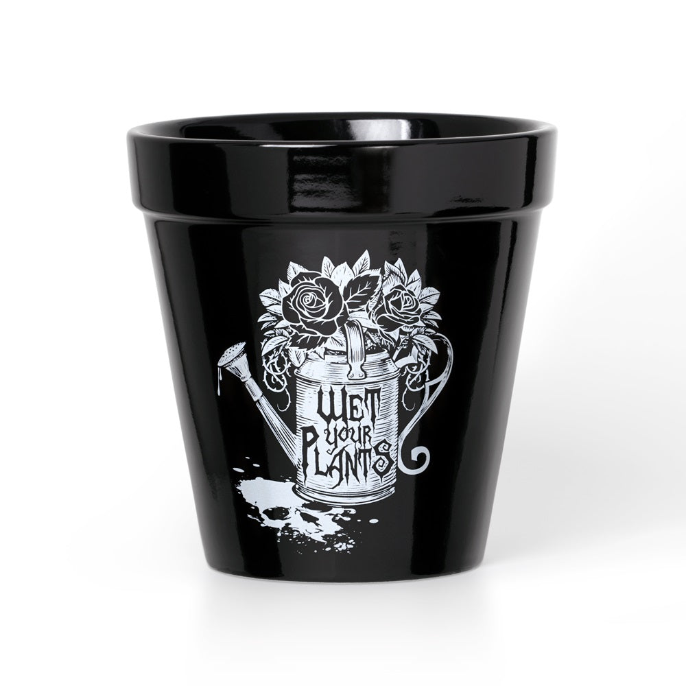 Alchemy Gothic Wet Your Plants Plant Pot GPP5