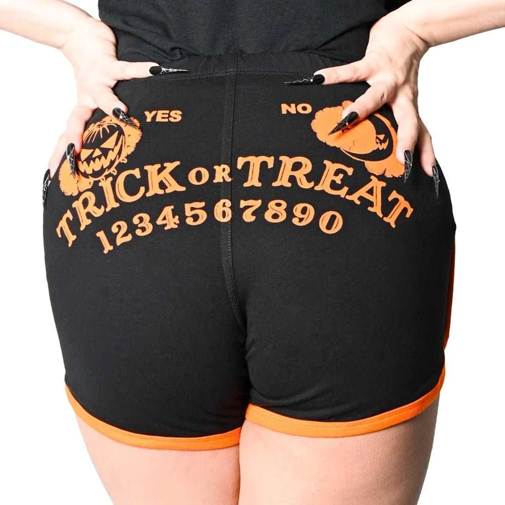 Kreepsville 666 Trick Or Treat Spirit Board Womens Booty Shorts