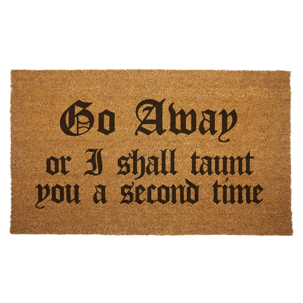 Original Underground Go Away or I Shall Taunt You Door Mat
