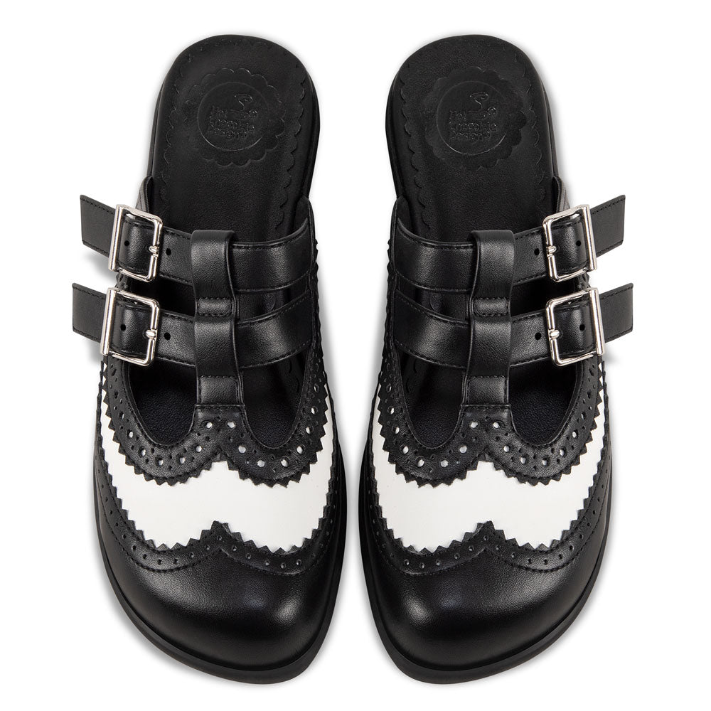Chocolaticas® Havana Black White Clog