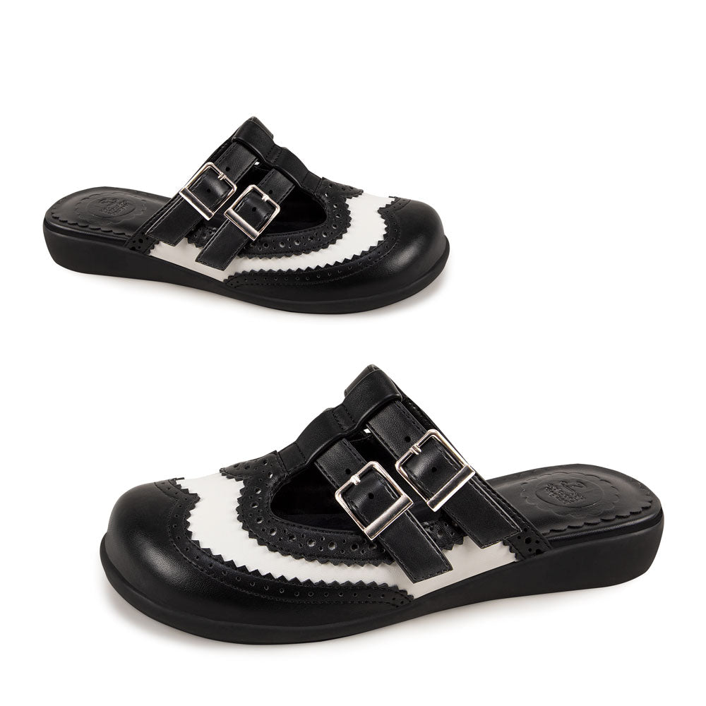 Chocolaticas® Havana Black White Clog