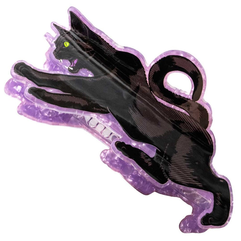 Kreepsville 666 Black Cat Purple Hair Claw Clip