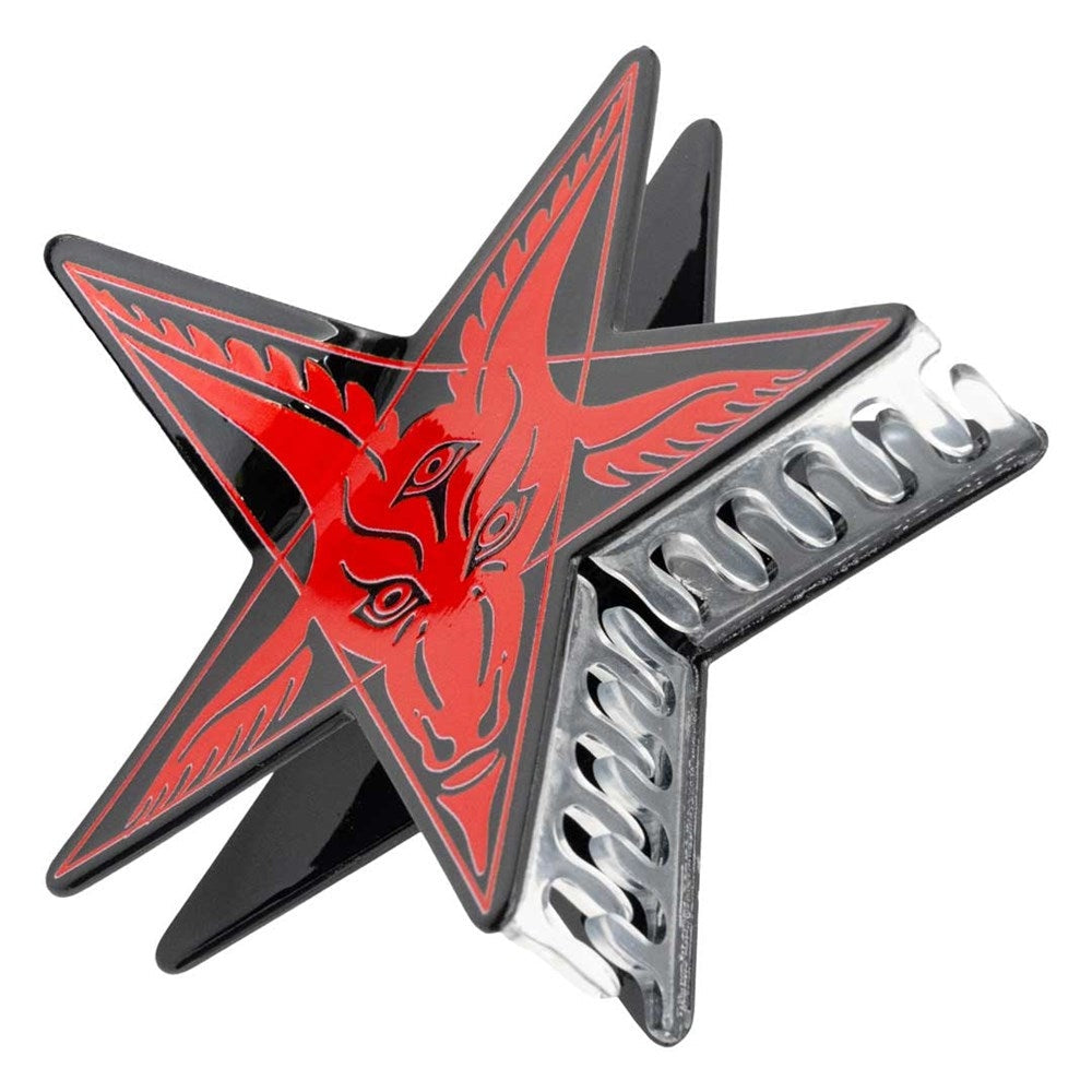 Kreepsville 666 Baphomet Star Hair Claw Clip