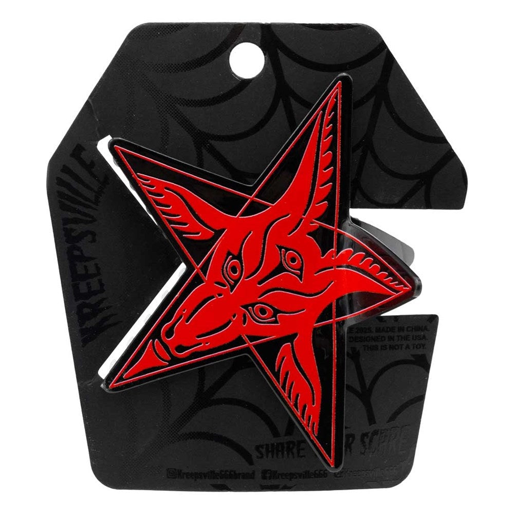 Kreepsville 666 Baphomet Star Hair Claw Clip