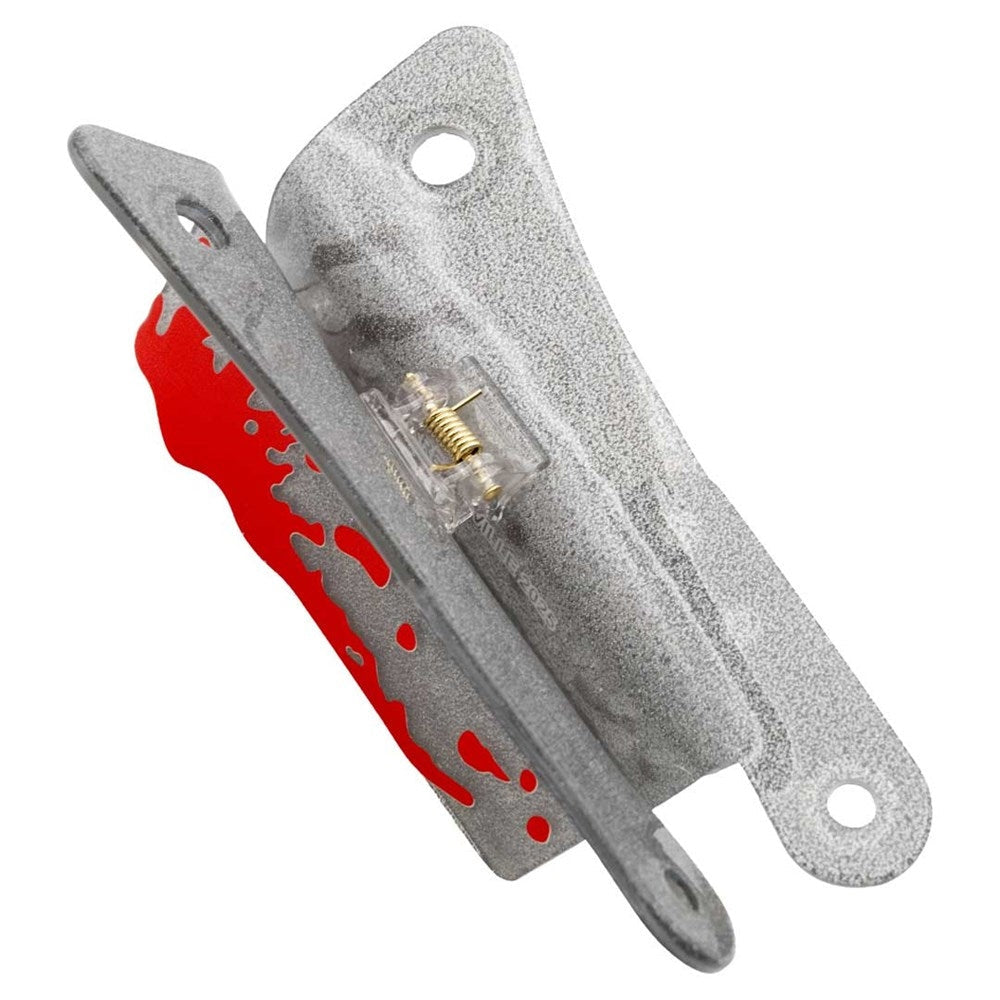 Kreepsville 666 Cleaver Silver Glitter Hair Claw Clip