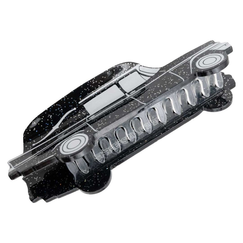 Kreepsville 666 Hearse Black Glitter Hair Claw Clip