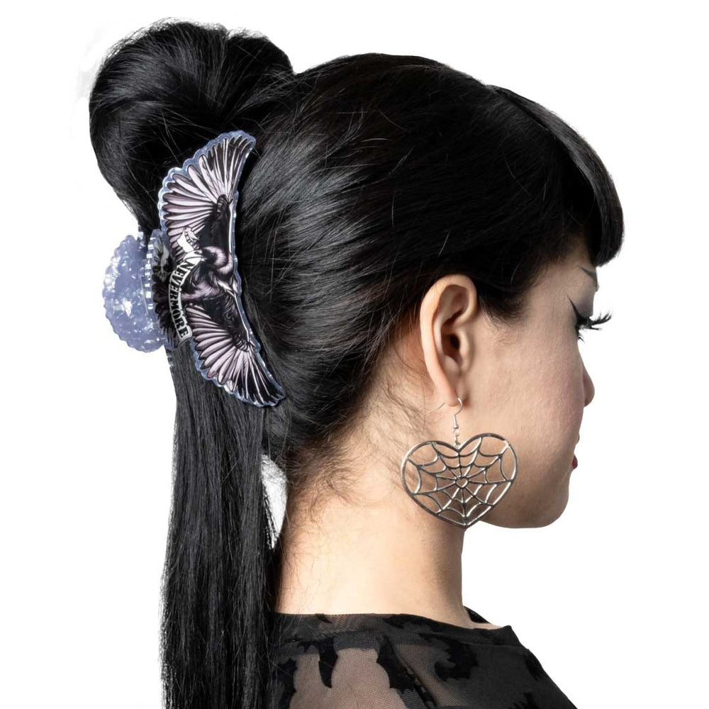 Kreepsville 666 Nevermore Raven Hair Claw Clip