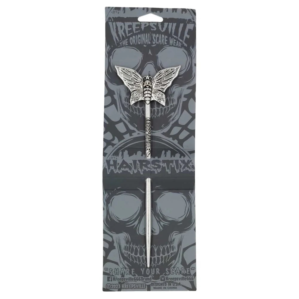 Kreepsville 666 Death Moth Hair Stick