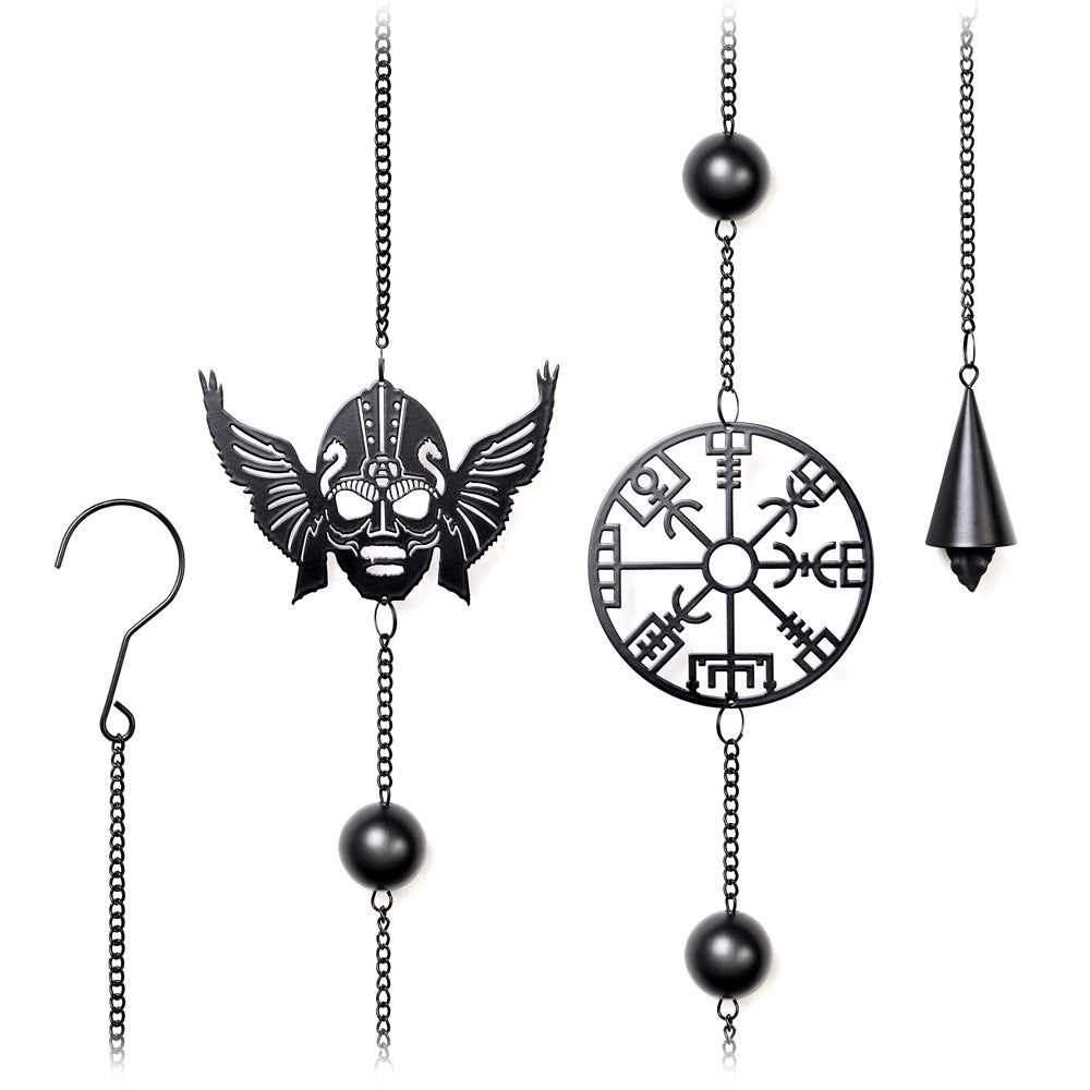 Alchemy Gothic Ossa Viking Hanging Decor Wind Chime HD17