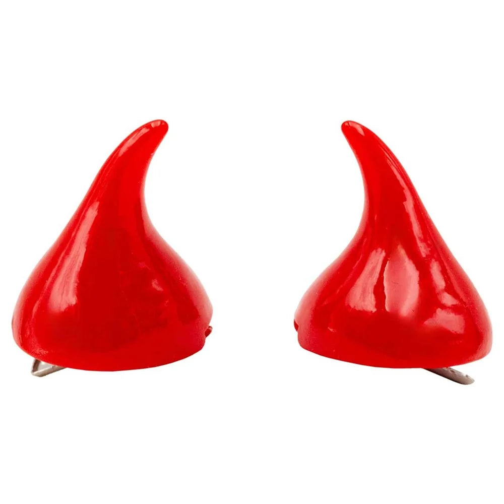 Kreepsville 666 Horror Hair Horns - Red