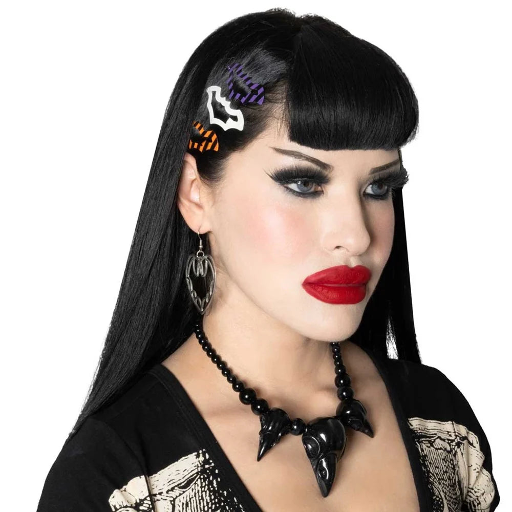 Kreepsville 666 Bat Snap Hair Clips Halloween
