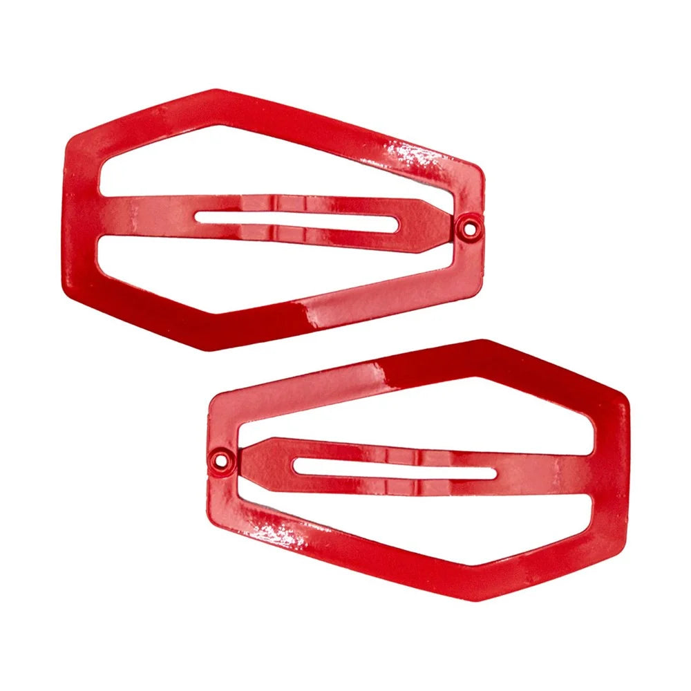 Kreepsville 666 Coffin Snap Hair Clips Pair Red