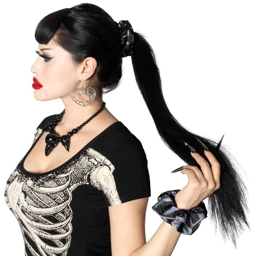 Kreepsville 666 Bats Grey Scrunchie Set