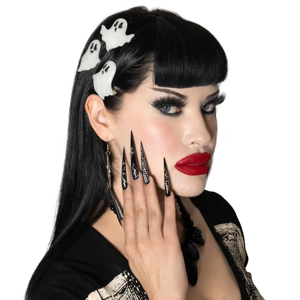 Kreepsville 666 Ghost Hair Slide Glow in the Dark Trio