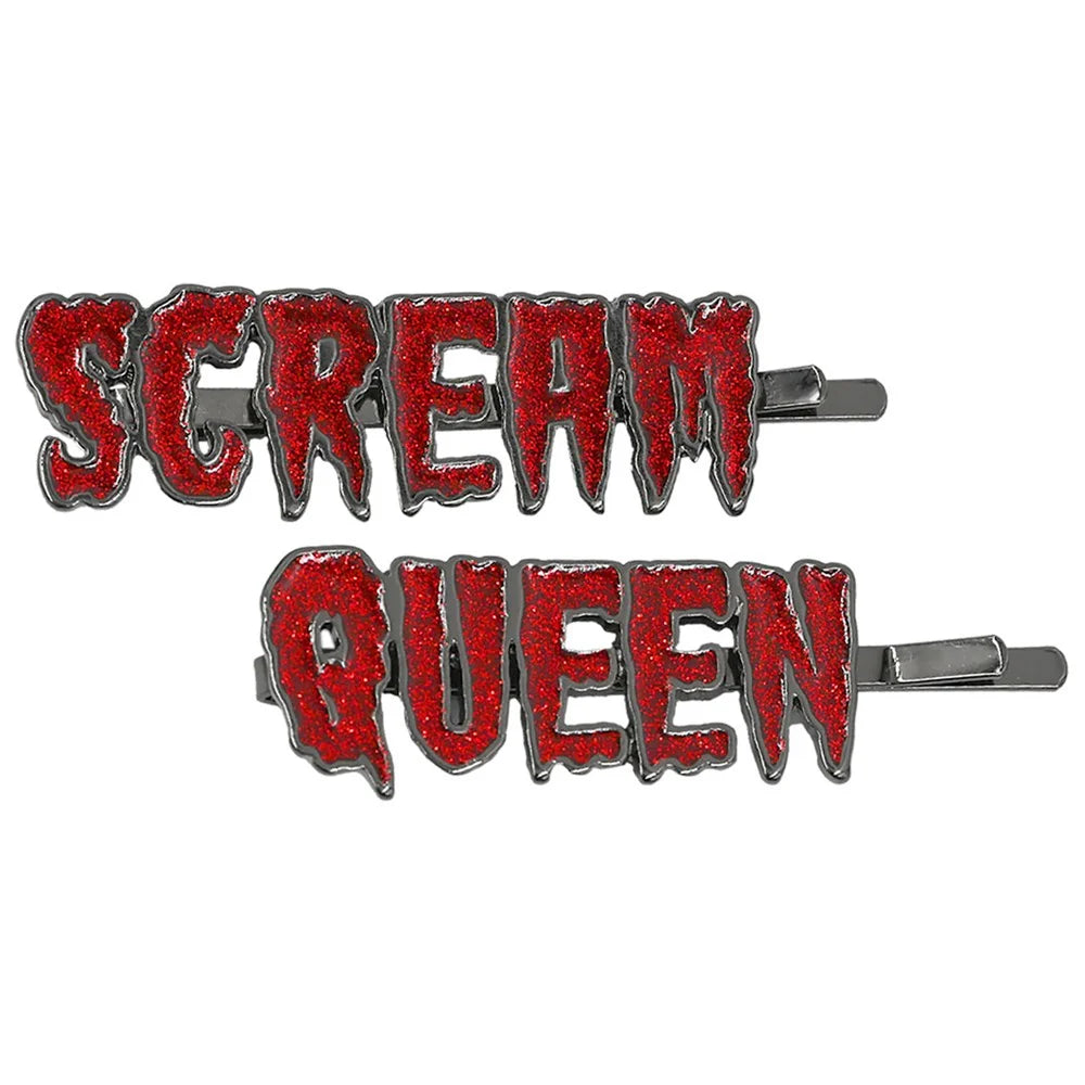Kreepsville 666 Scream Queen Text Hair Slides