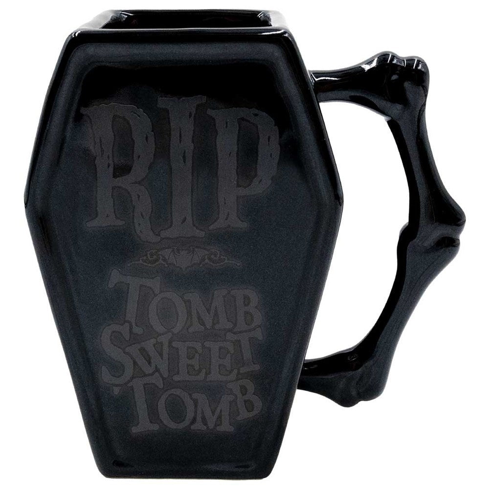 Kreepsville 666 RIP Tomb Black Coffin Mug