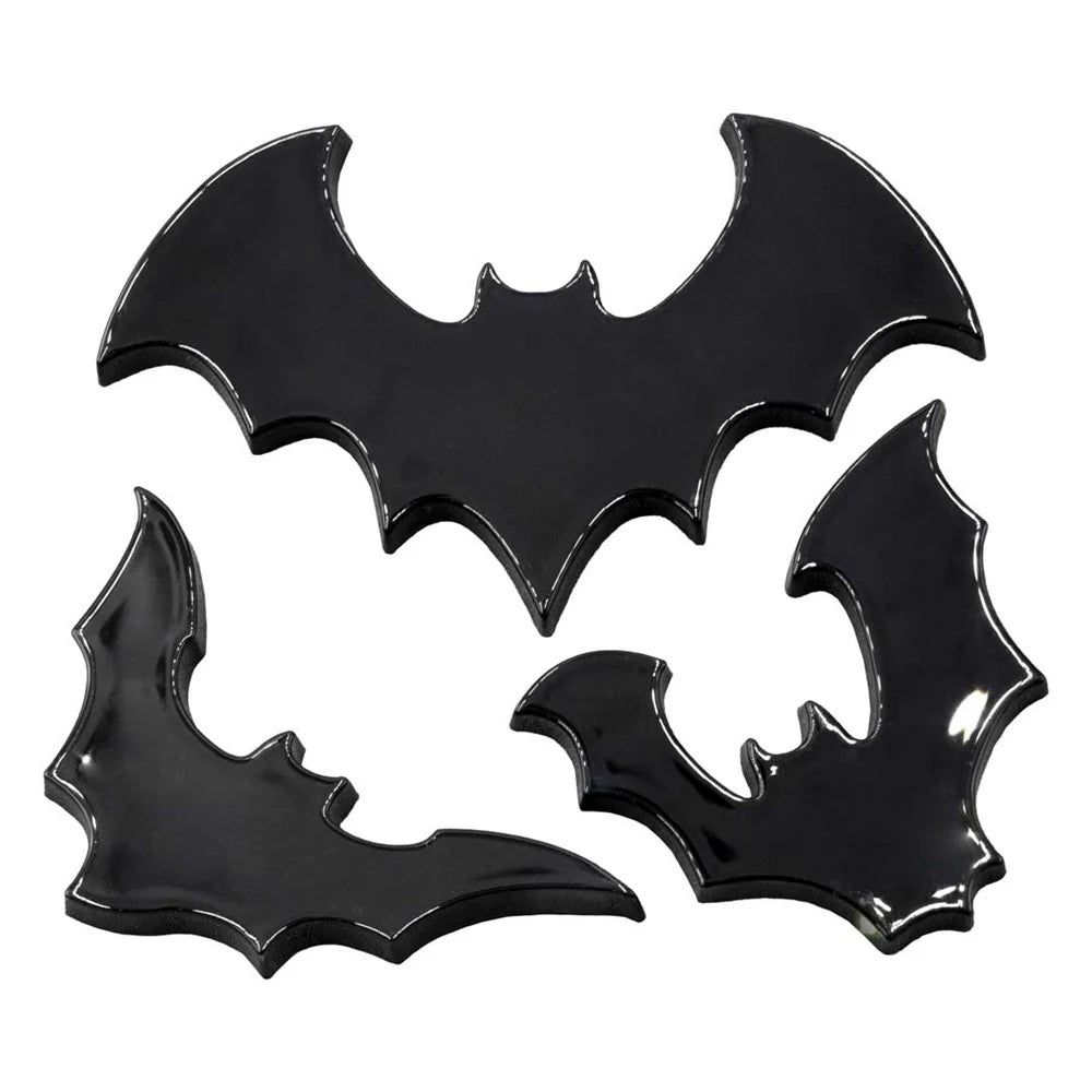Kreepsville 666 Flying Bat Set Black Stick On Emblem