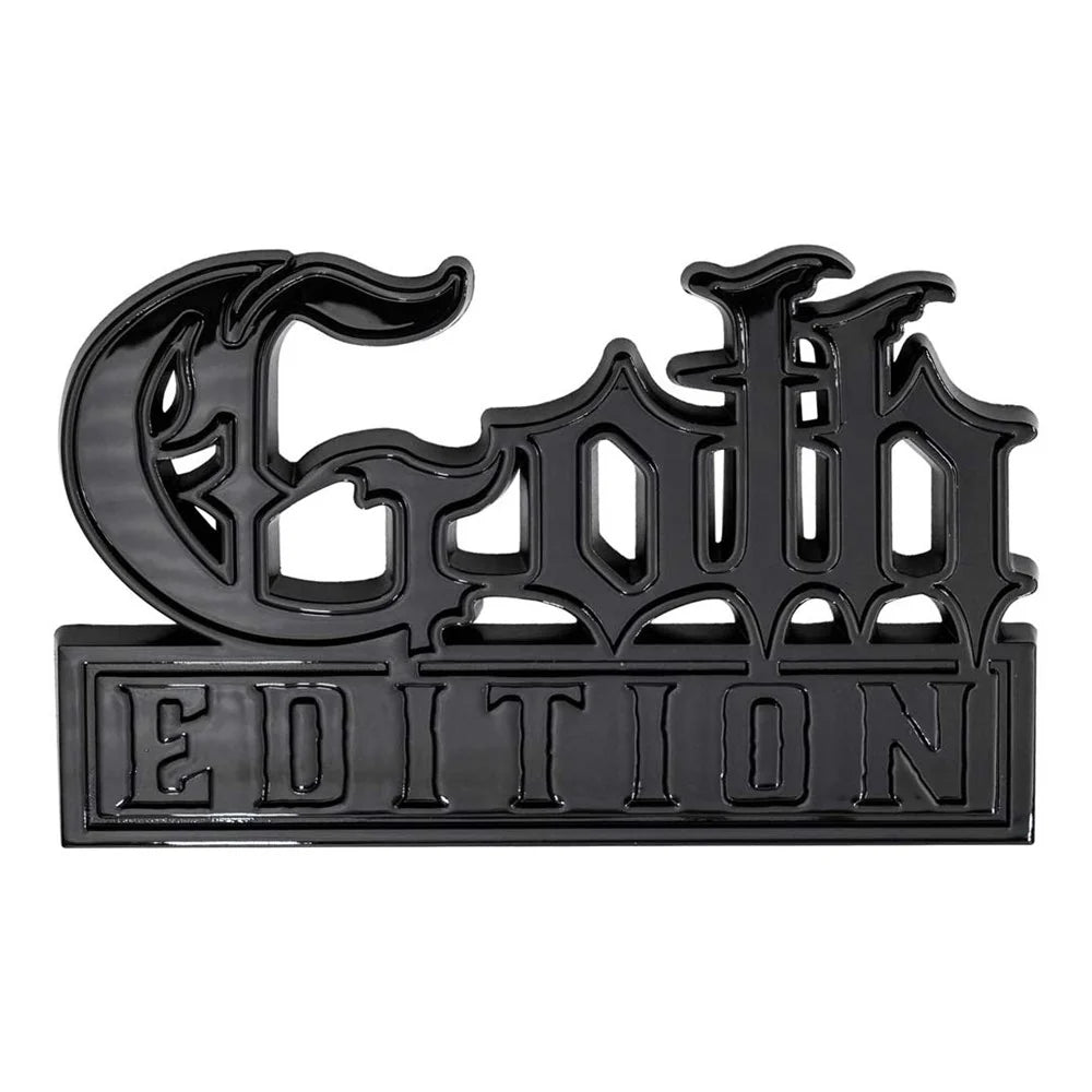 Kreepsville 666 Goth Edition Black Stick On Emblem