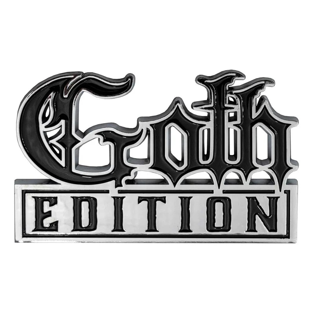 Kreepsville 666 Goth Edition Chrome Stick On Emblem