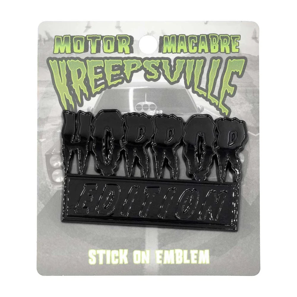 Kreepsville 666 Horror Edition Black Stick On Emblem