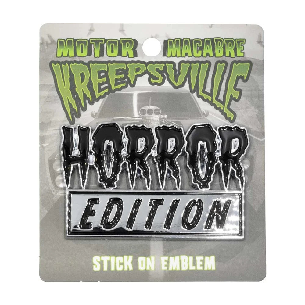 Kreepsville 666 Horror Edition Chrome Stick On Emblem