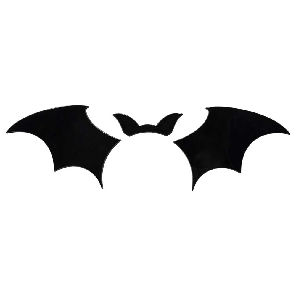 Kreepsville 666 Segmented Bat Black Stick On Emblem