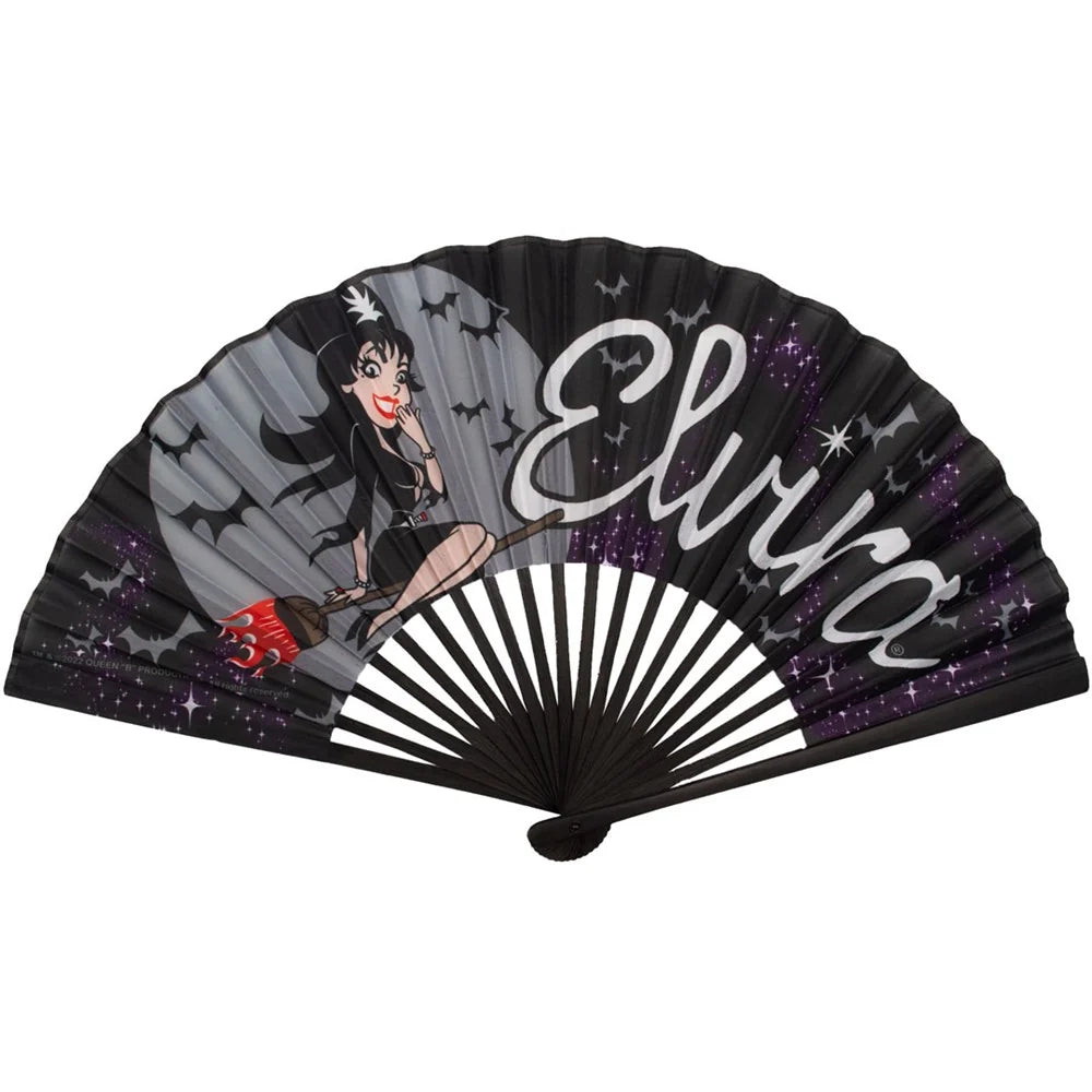 Kreepsville 666 Elvira Bewitched Fabric Fan