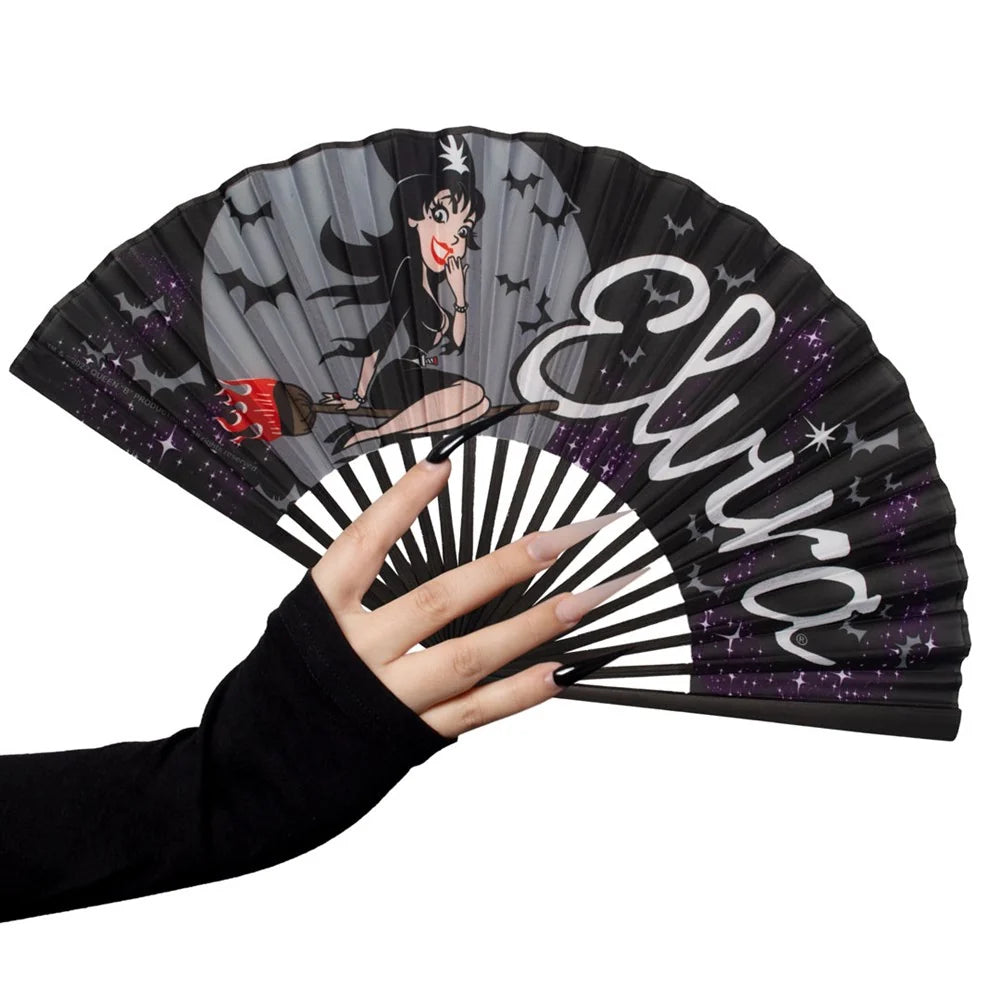 Kreepsville 666 Elvira Bewitched Fabric Fan
