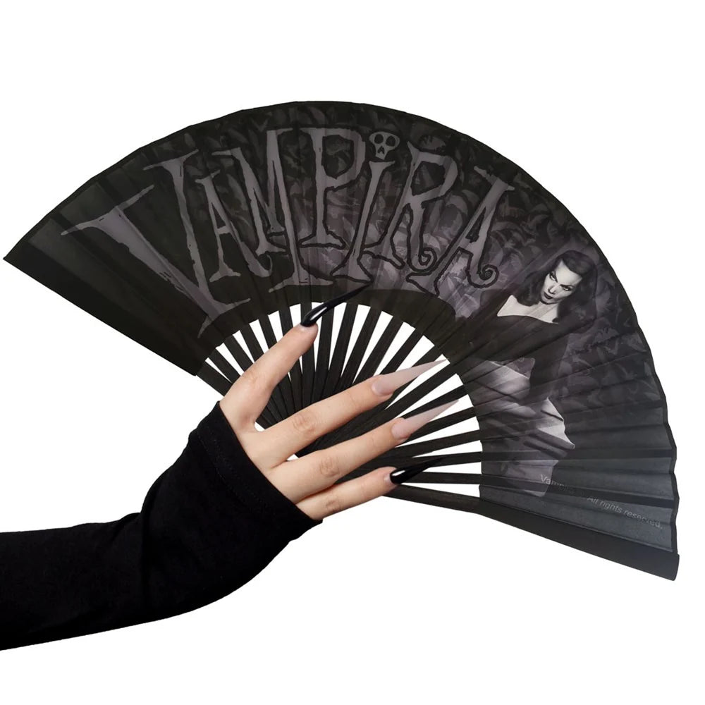 Kreepsville 666 Vampira Coffin Fabric Fan
