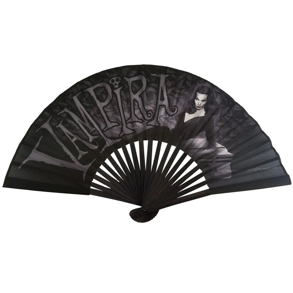 Kreepsville 666 Vampira Coffin Fabric Fan