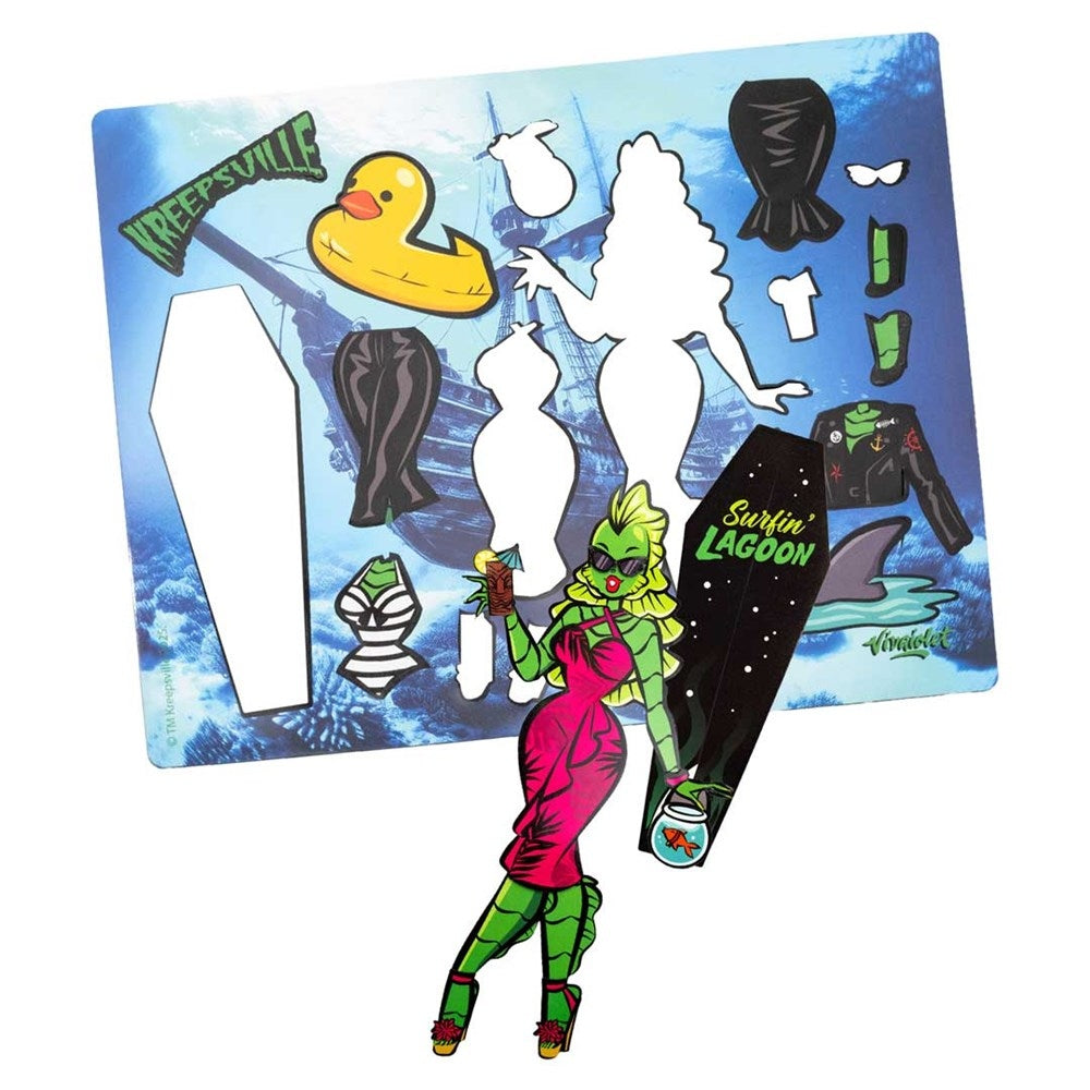 Kreepsville 666 She Creature Dress Up Magnet Set