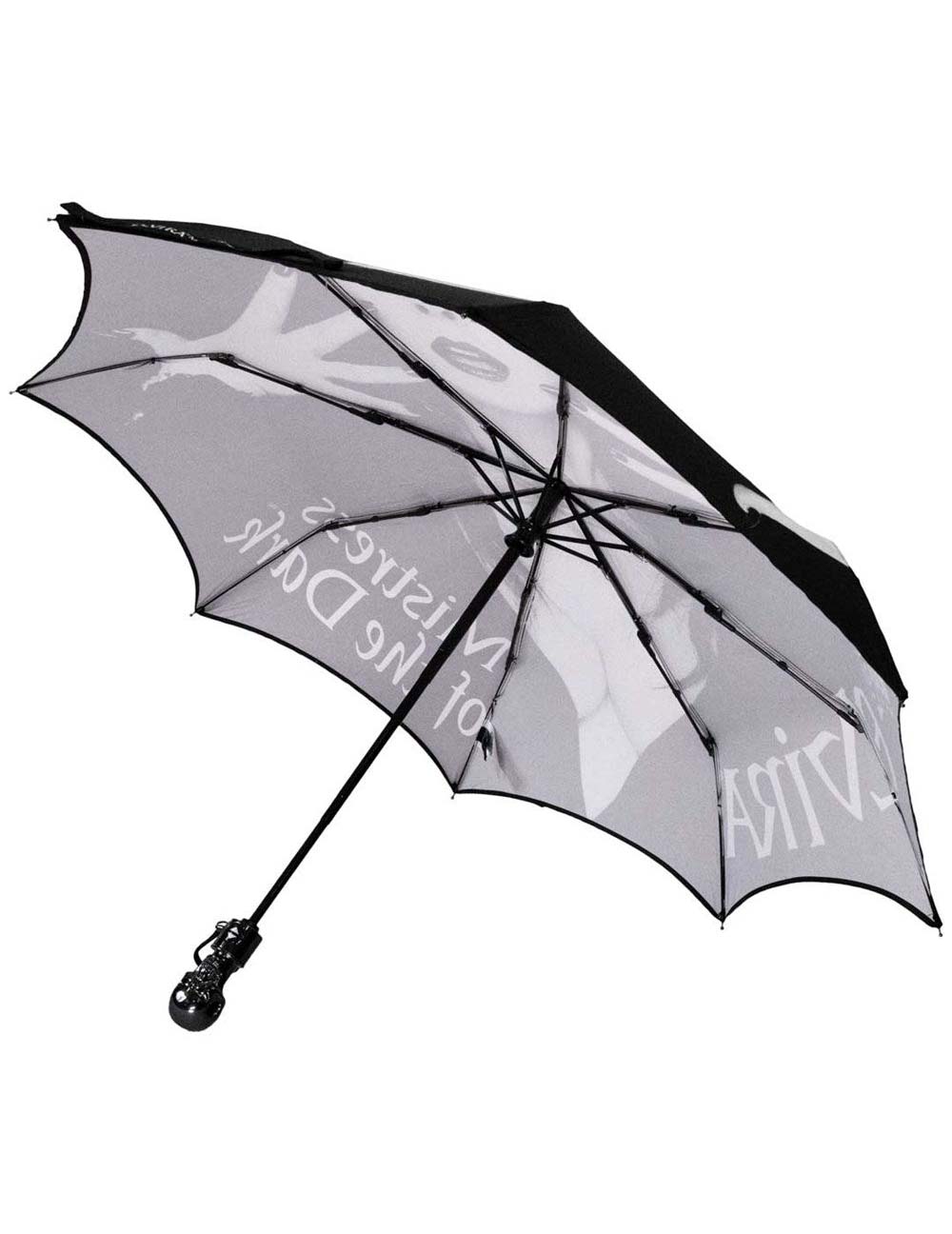 Kreepsville 666 Skull Handle Elvira Umbrella