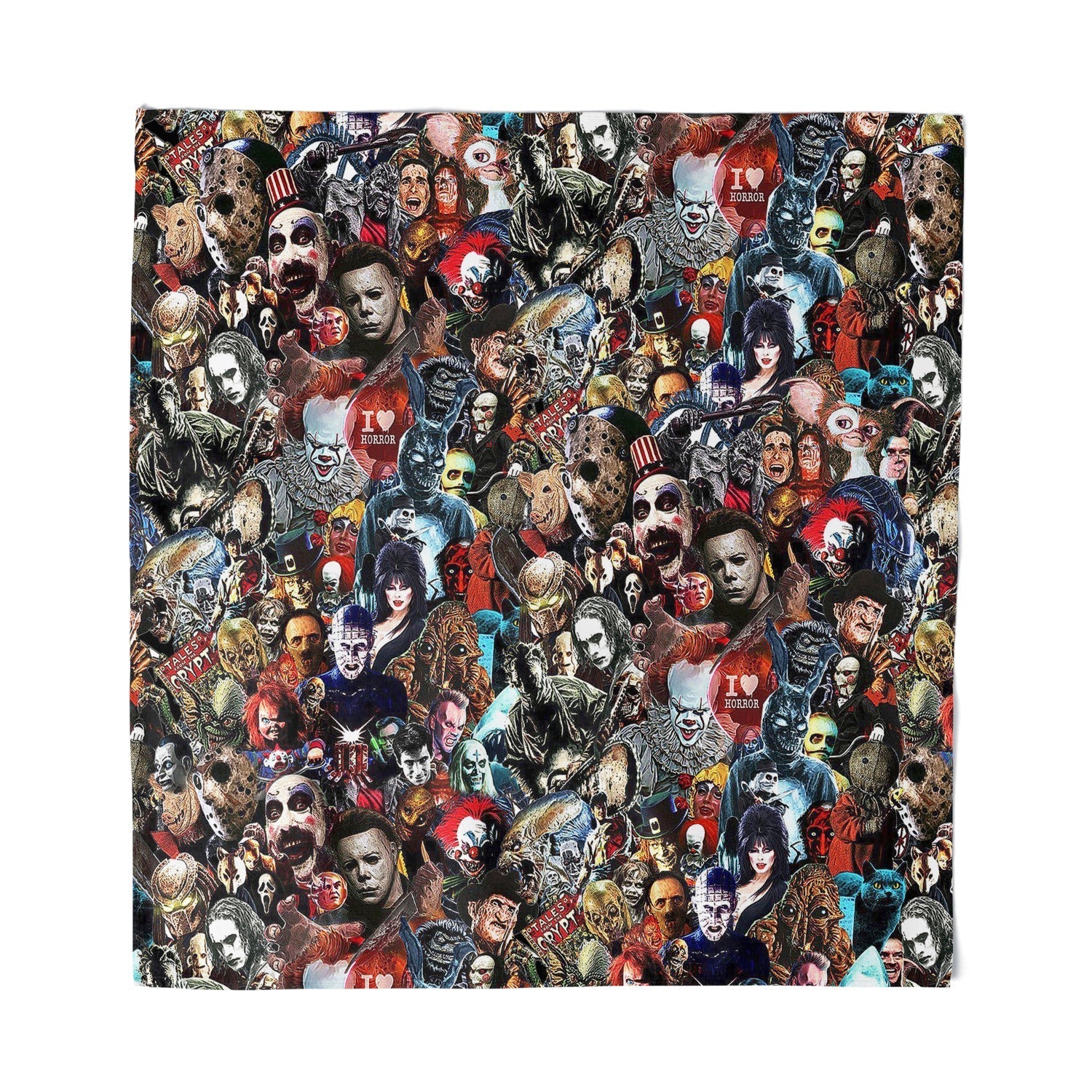 Original Underground I Love Horror Characters Bandana