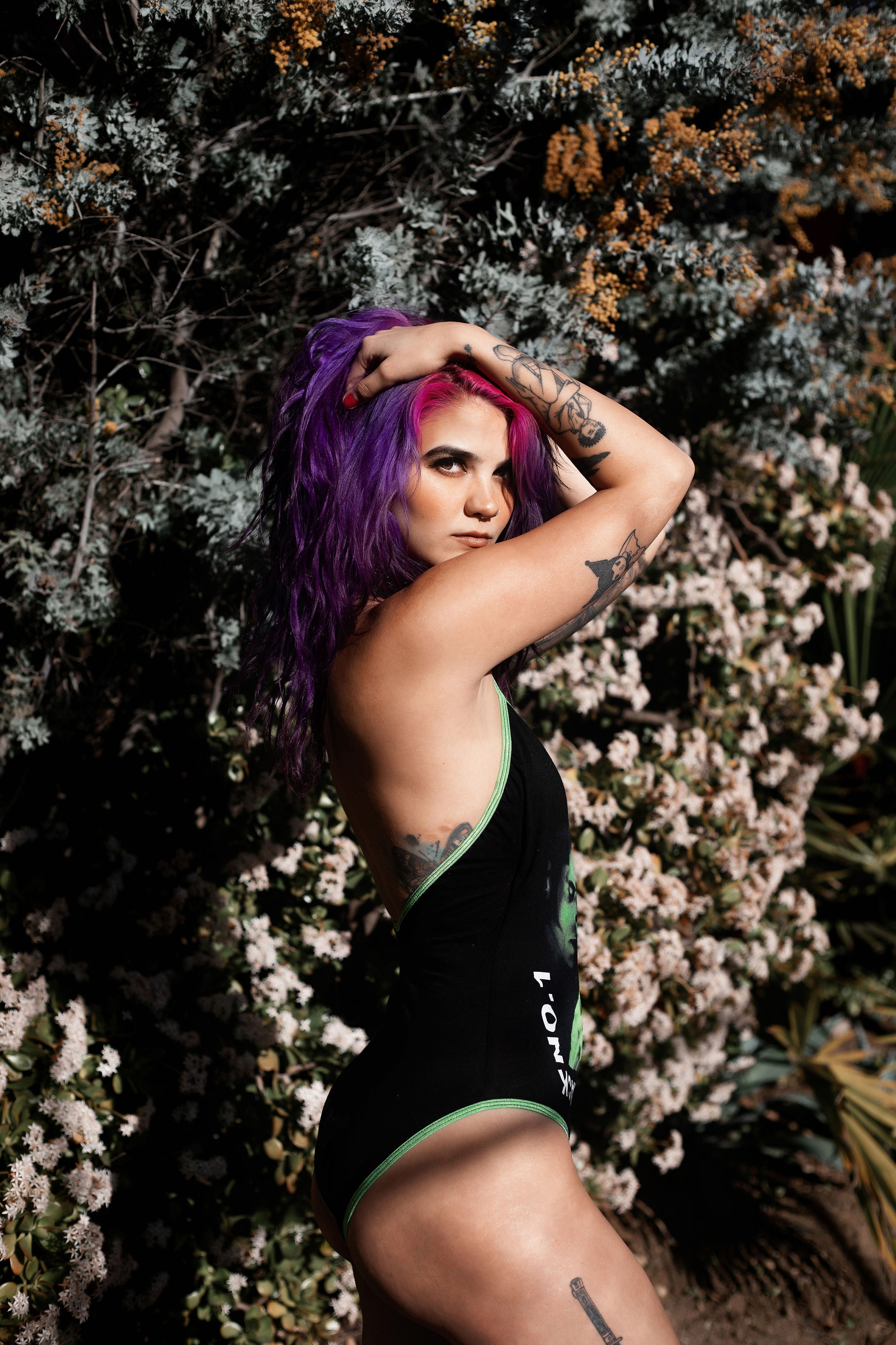 Vera's Eyecandy TON Metal Band Bodysuit