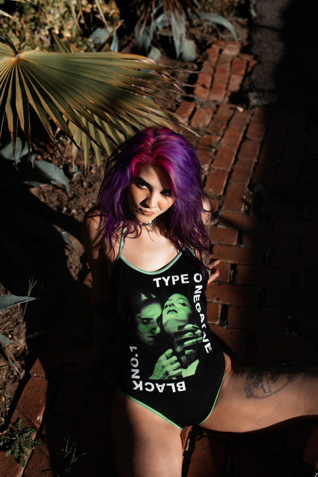 Vera's Eyecandy TON Metal Band Bodysuit