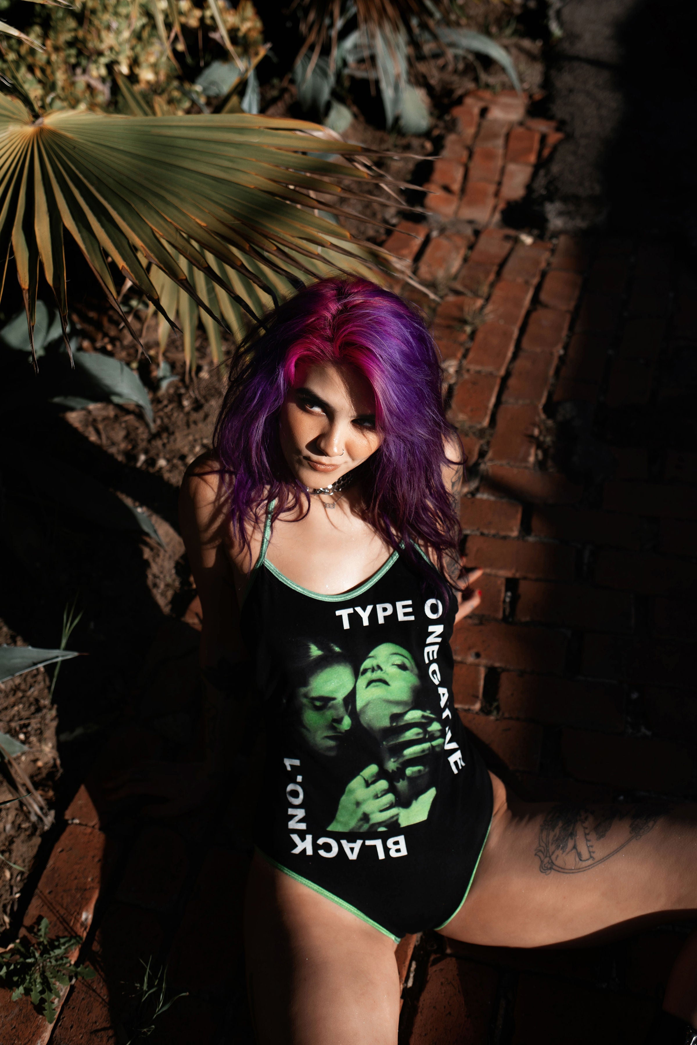 Vera's Eyecandy TON Metal Band Bodysuit