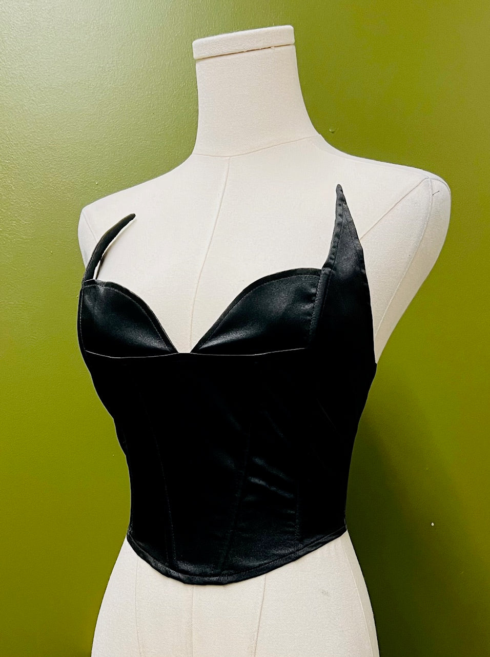 Witchwood The Elmira Waist Cinching Black Corset Top