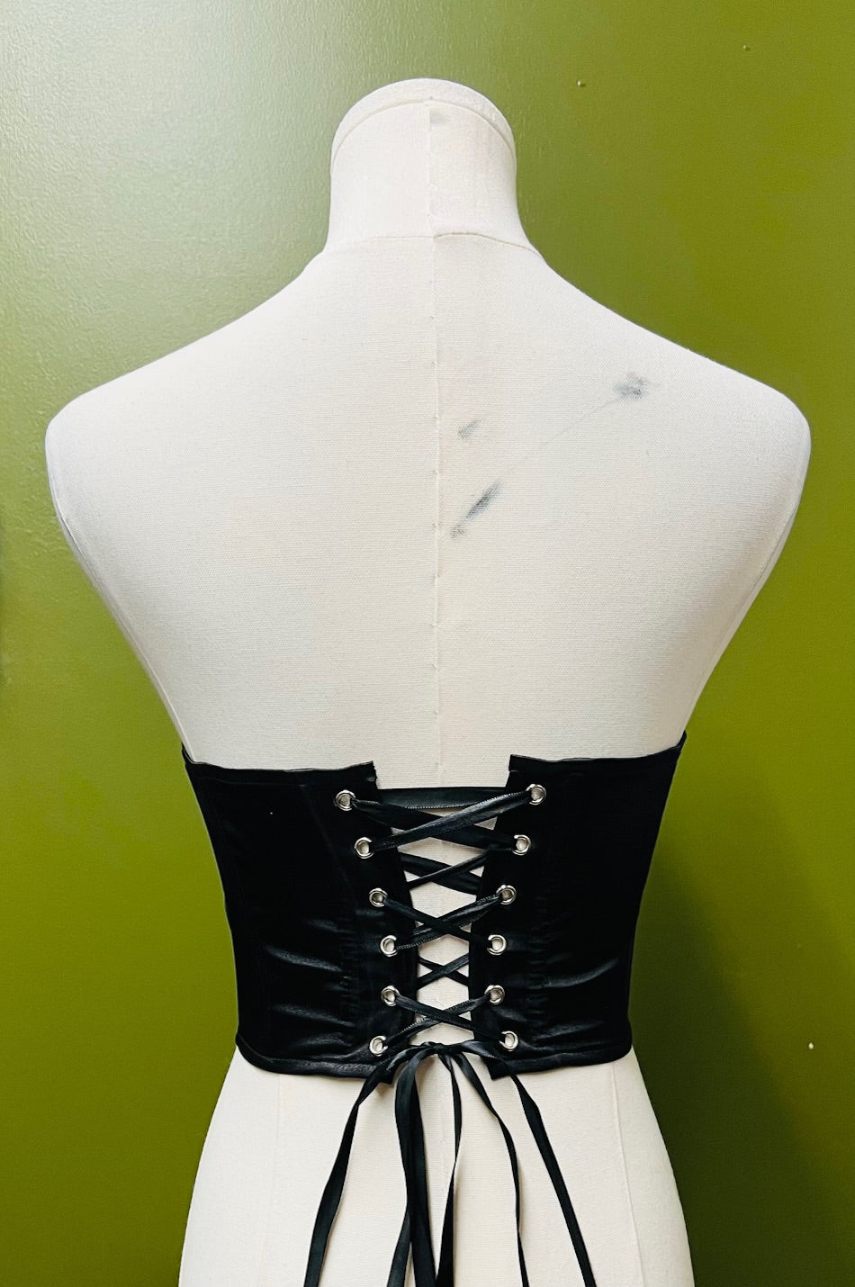 Witchwood The Elmira Waist Cinching Black Corset Top