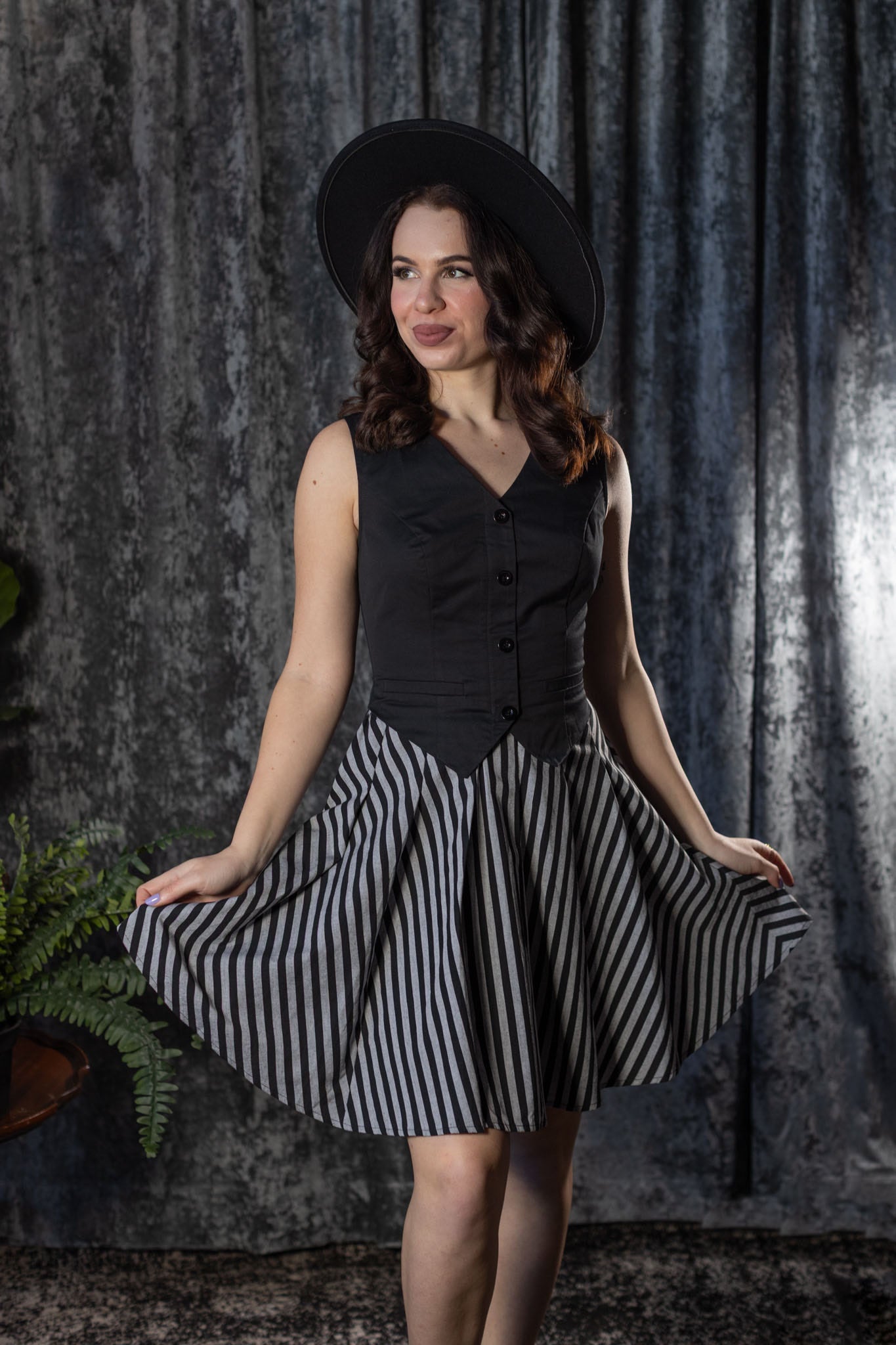Witchwood Matilda Classic Dark Academia Dress